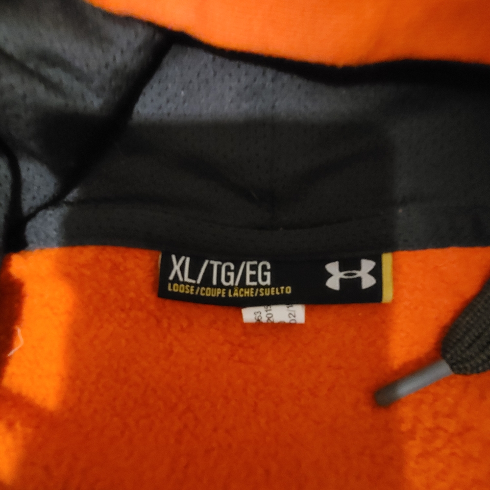 Under Armour Men's Vibrant Orange Performance Jacket - Picture 3 of 8